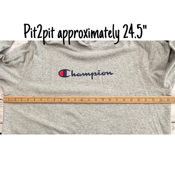 Champion Men’s Gray Mid-weight Pullover Hoodie (Size 2XL) - Picture 8 of 10